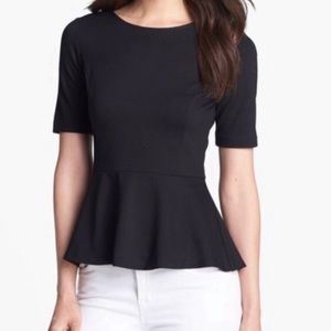 Theory Defta Peplum Top